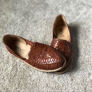 NWOT Leather Huaraches